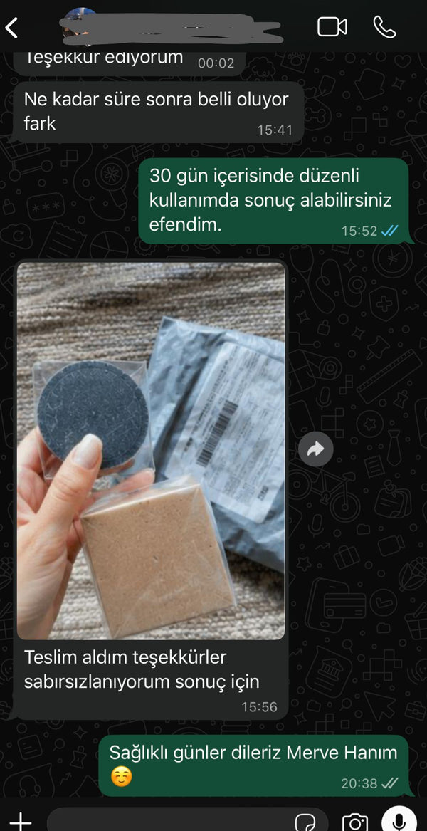 Müşteri mesajı