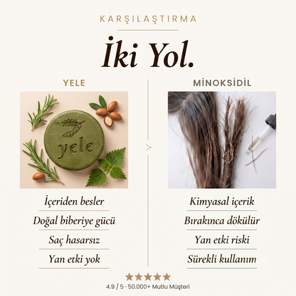 Yele —  Saç Uzatıcı & Güçlendirici Doğal Sabun™
