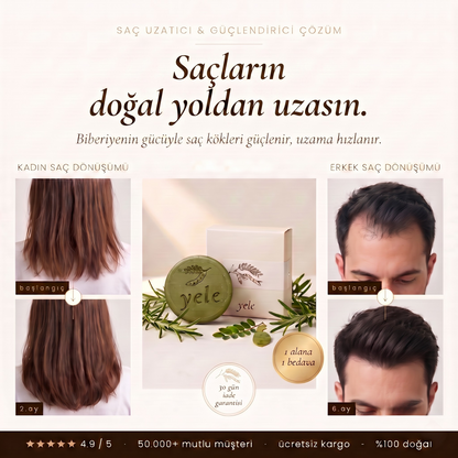 Yele —  Saç Uzatıcı & Güçlendirici Doğal Sabun™