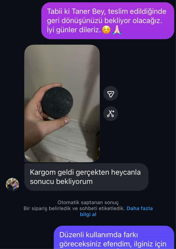 Müşteri mesajı