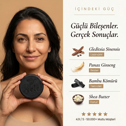 Yele — Saç Beyazlık Karşıtı Doğal Sabun™