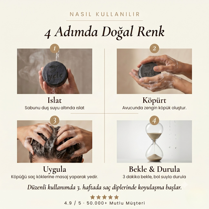 Yele — Saç Beyazlık Karşıtı Doğal Sabun™